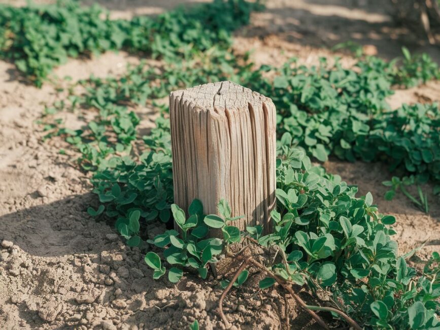 Drewniany element zabezpieczony przed gniciem