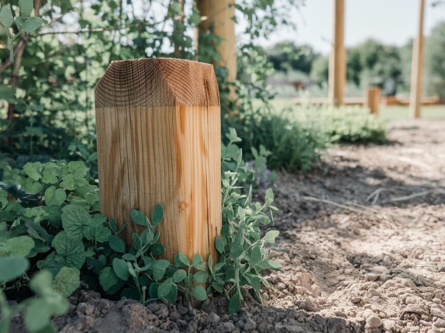 Ochrona drewna przed wilgocią w ziemi